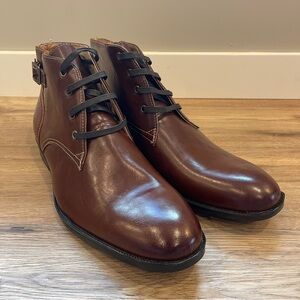 Classic Brown Leather Men's Boots